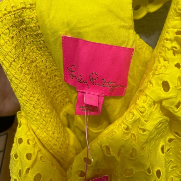 Lilly Pulitzer Asteria Eyelet Babydoll Dress in Daisy Dreams NWT Size 2 - Picture 13 of 13